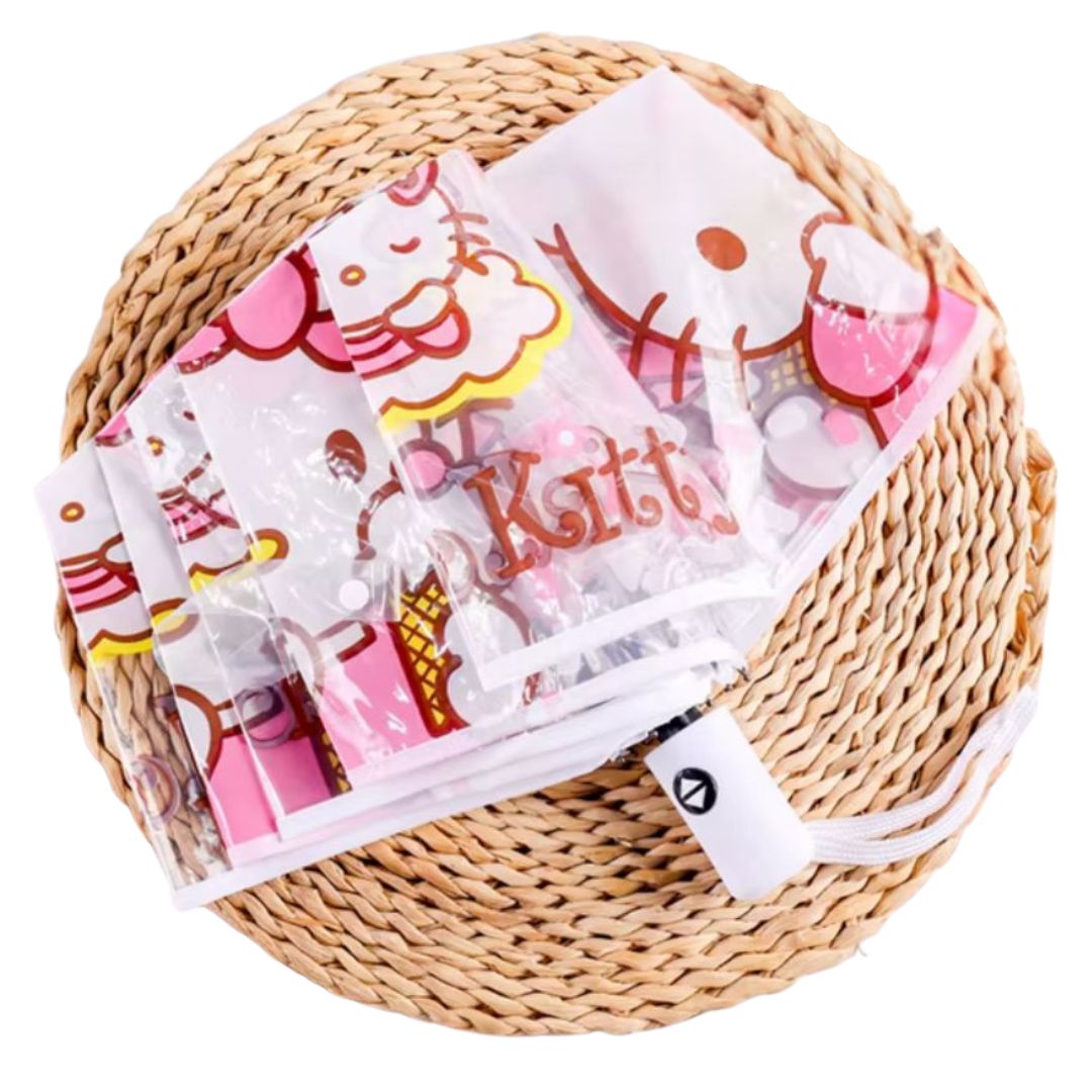 Parapluie Transparent Hello Kitty - Acheter Parapluie