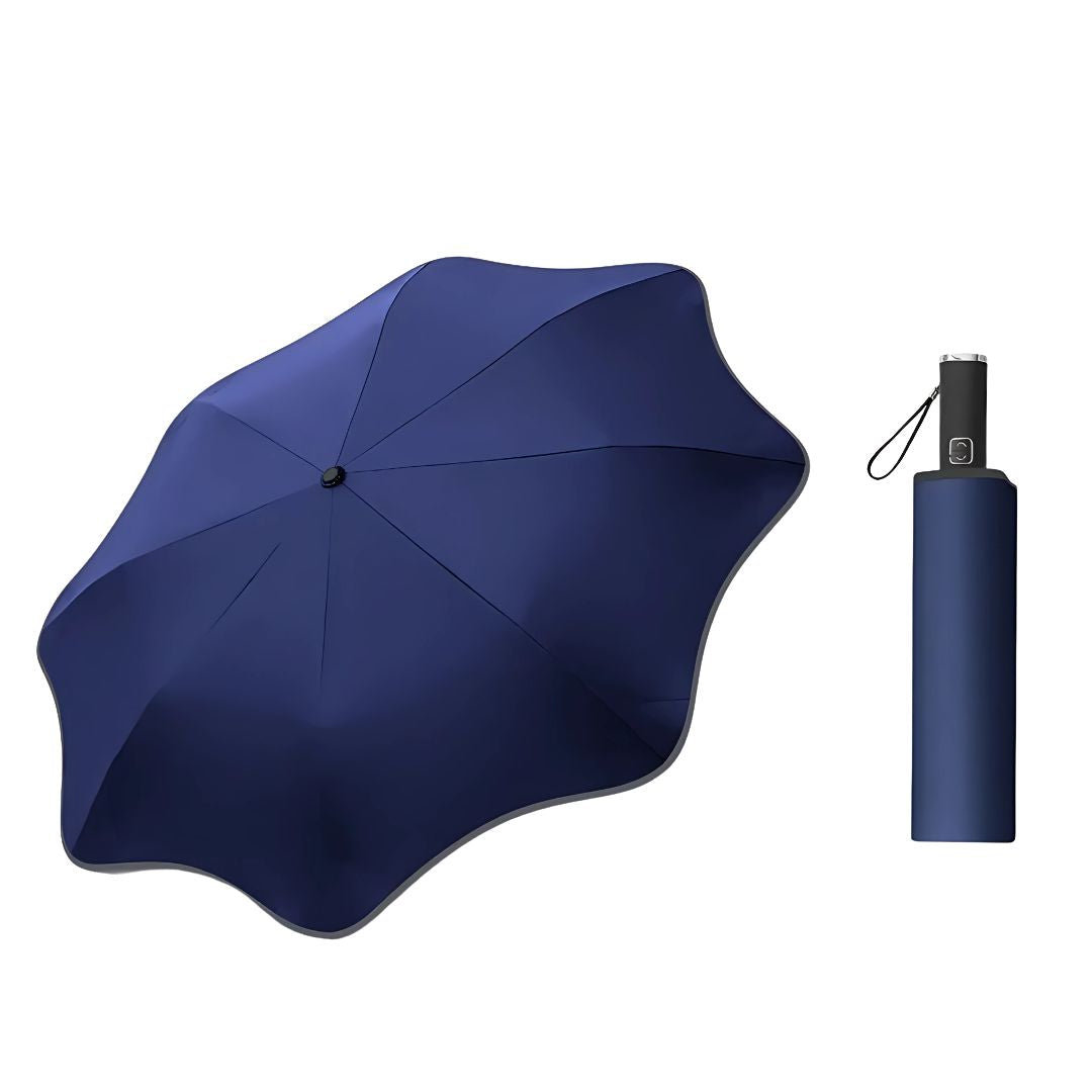 Parapluie Réfléchissant D'Angle Arrondi Bleu Marine - Acheter Parapluie