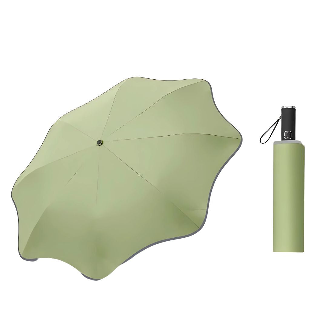 Parapluie Réfléchissant D'Angle Arrondi Vert Matcha - Acheter Parapluie