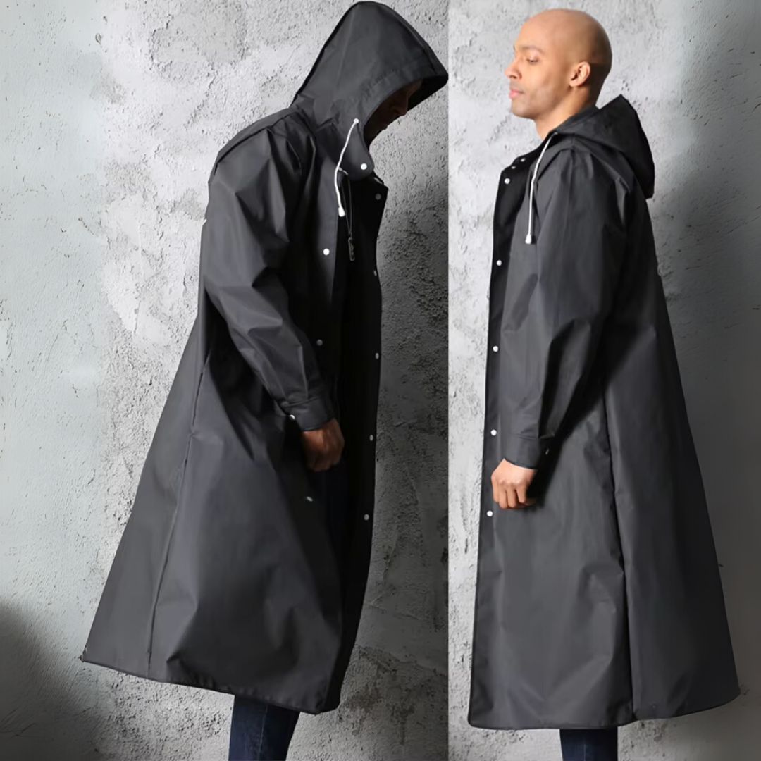 Ponchon Homme Premium  Imperméable Noir - Acheter Parapluie
