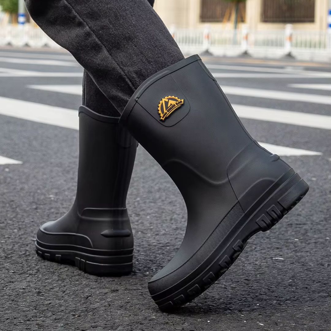 Bottes de Pluie Homme Premium Noir - Acheter Parapluie
