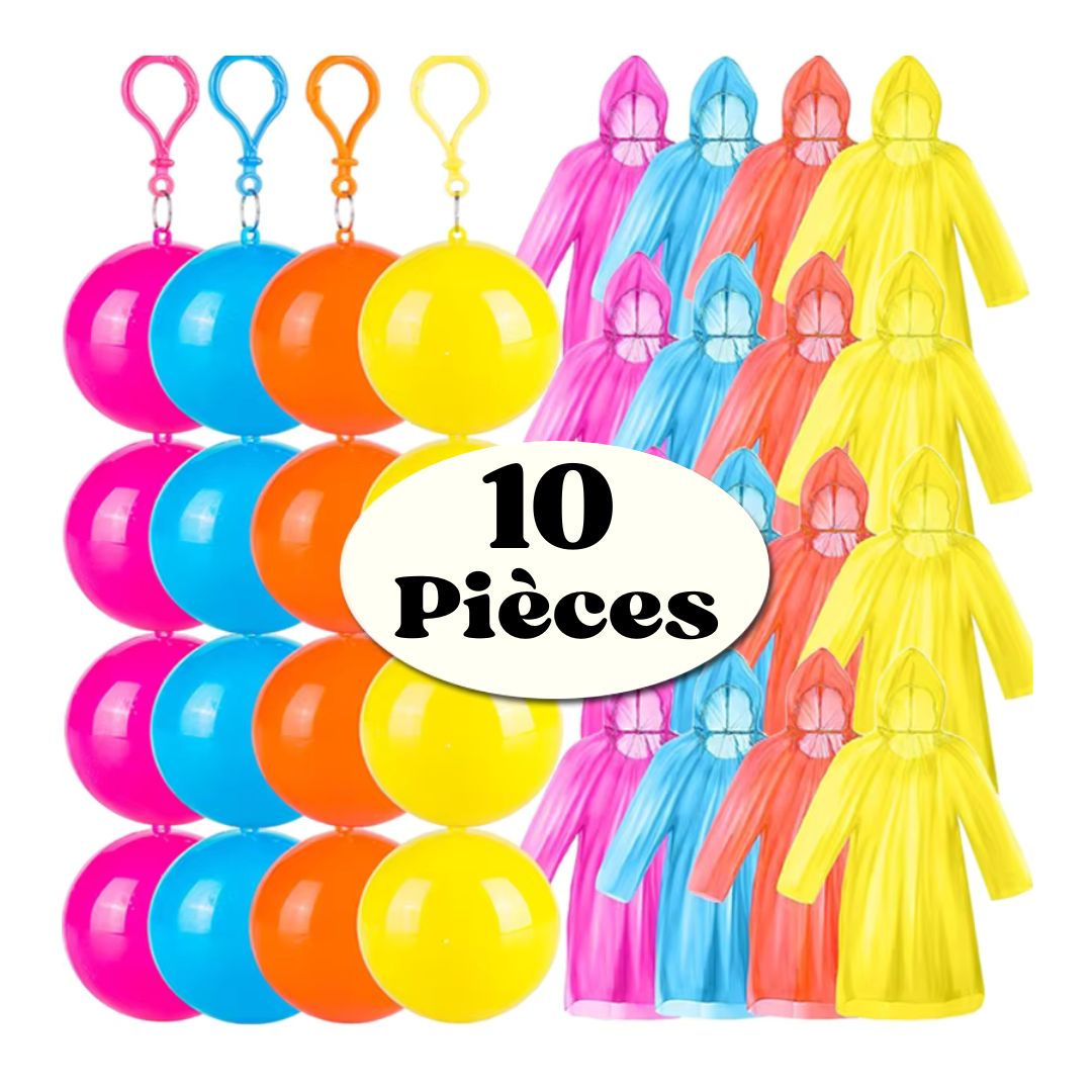Ponchons Jetables Imperméables - Acheter Parapluie