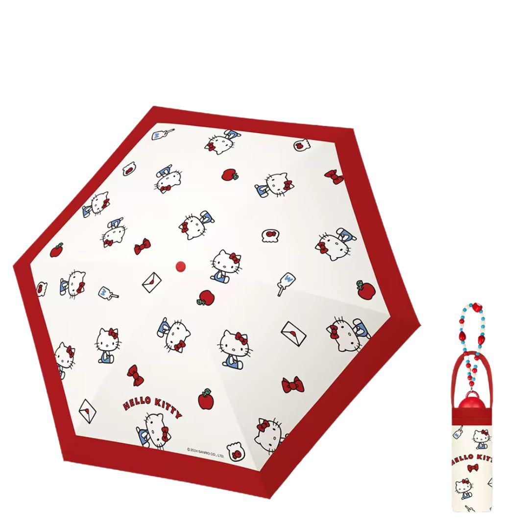 Mini Parapluie Hello Kitty Blanc - Acheter Parapluie