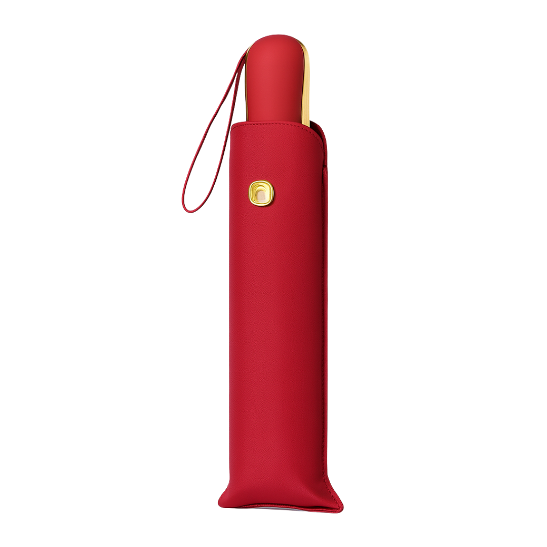 Mini Parapluie Automatique Pliant Premium Rouge