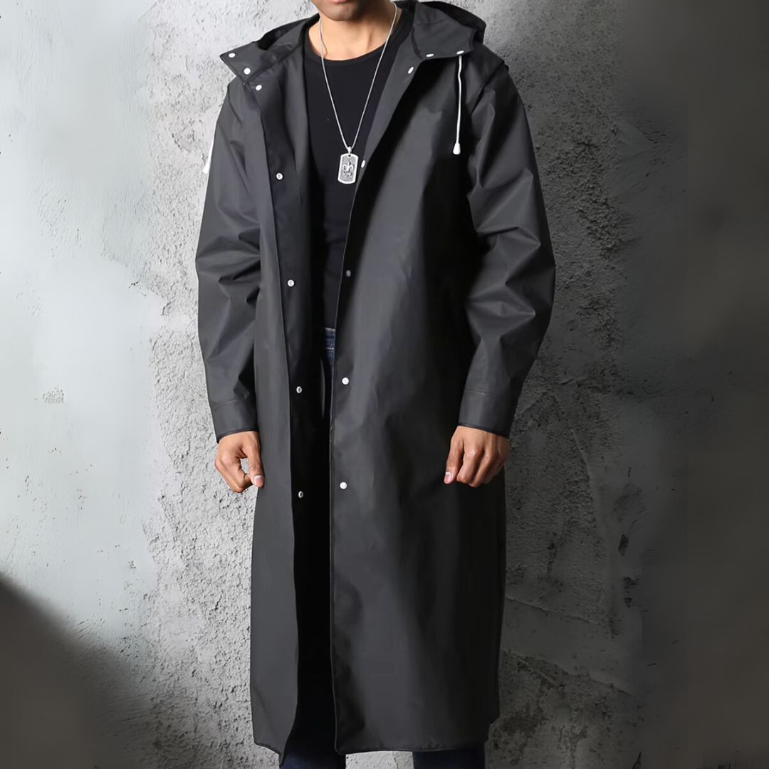 Ponchon Homme Premium  Imperméable Noir - Acheter Parapluie