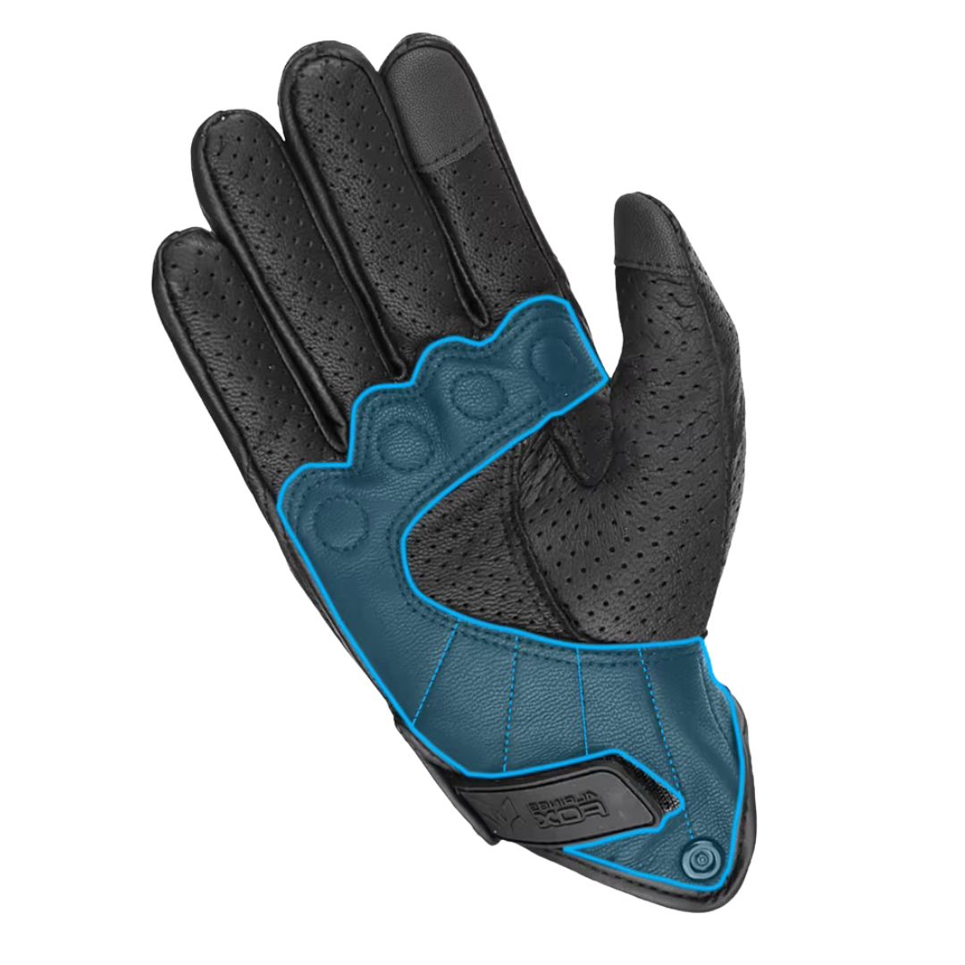 Gants Moto Homme En Cuir Vintage Noir - Acheter Parapluie