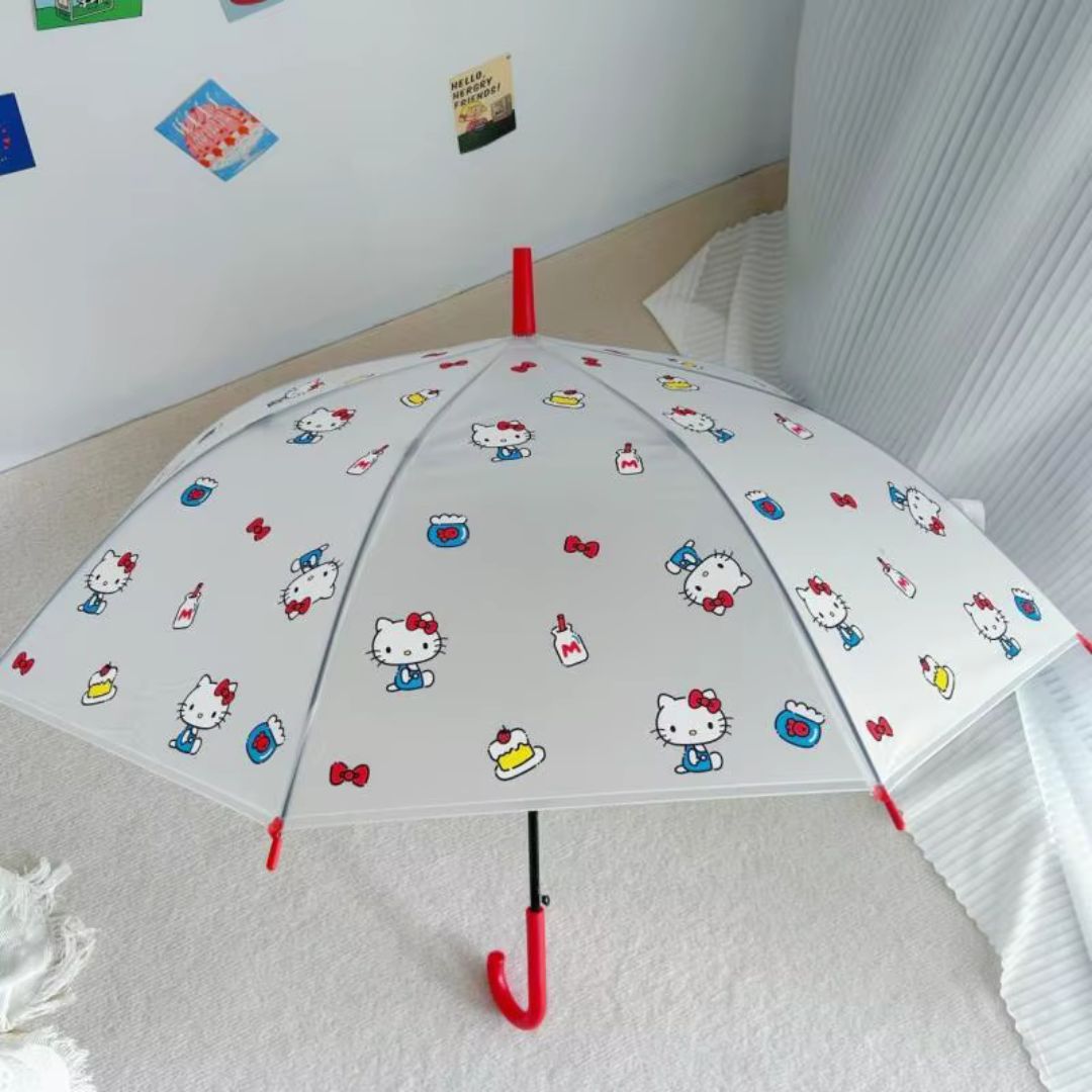 Parapluie Cloche Hello Kitty Blanc - Acheter Parapluie