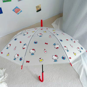 Parapluie Cloche Hello Kitty Blanc - Acheter Parapluie