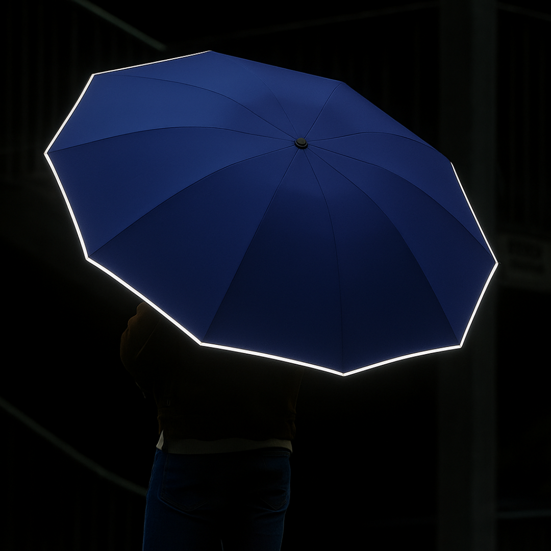 Parapluie Réfléchissant Premium Bleu Marine - Acheter Parapluie