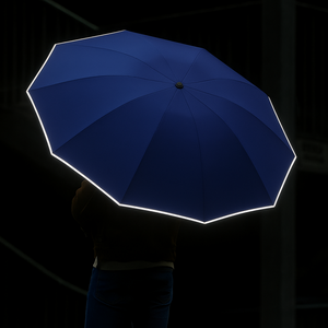 Parapluie Réfléchissant Premium Bleu Marine - Acheter Parapluie