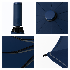Parapluie Réfléchissant Premium Bleu Marine - Acheter Parapluie