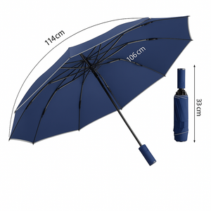 Parapluie Réfléchissant Premium Bleu Marine - Acheter Parapluie