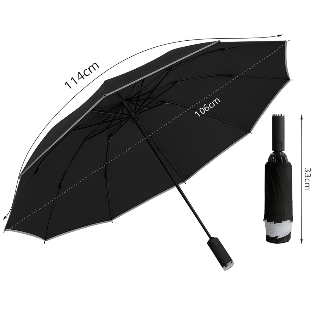 Parapluie Réfléchissant Premium Noir - Acheter Parapluie