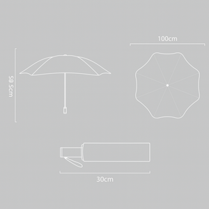 Parapluie Réfléchissant D'Angle Arrondi Rose - Acheter Parapluie