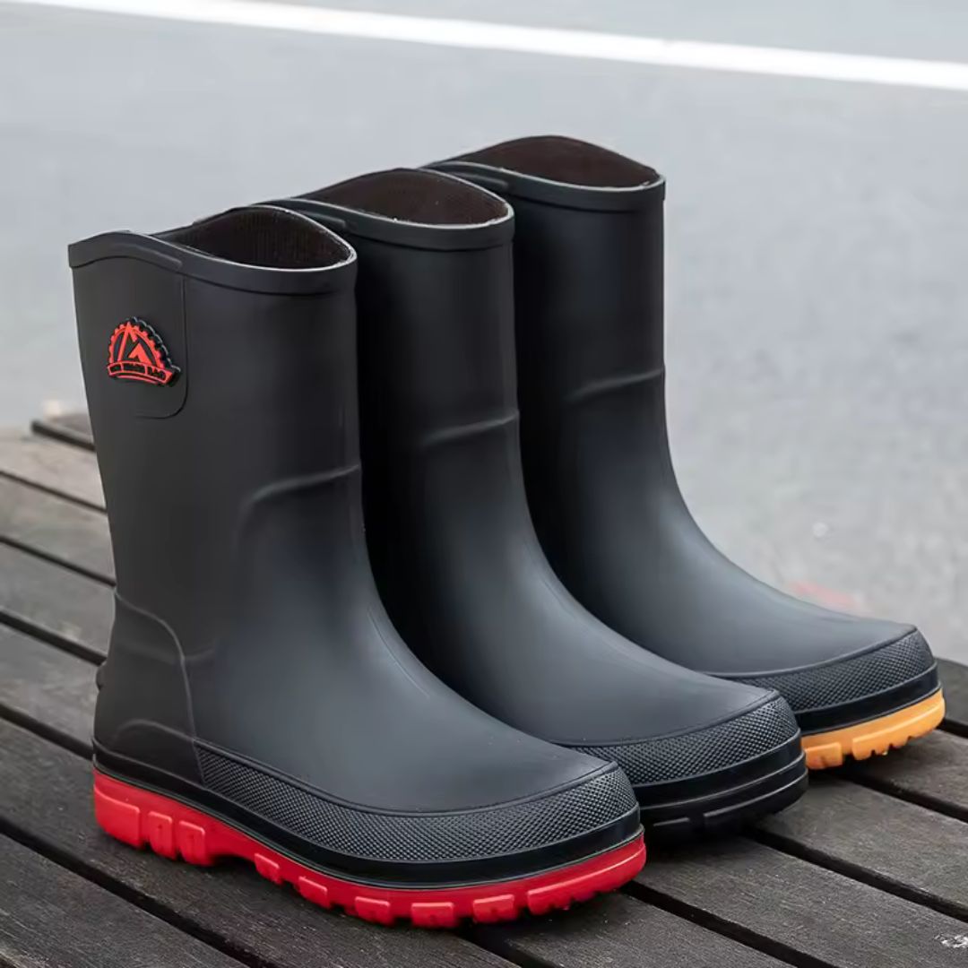Bottes de Pluie Homme Premium Rouge - Acheter Parapluie