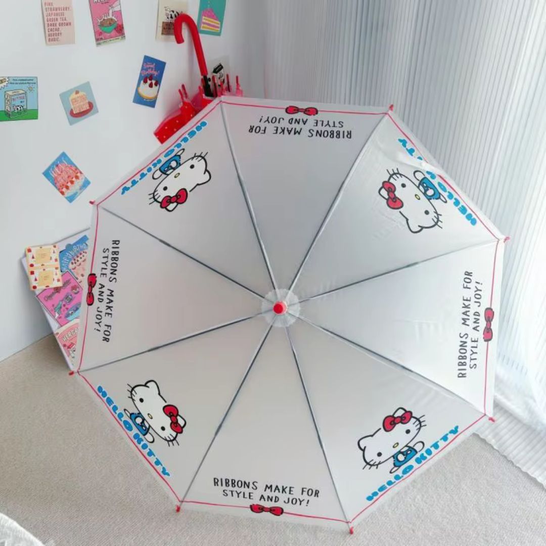 Parapluie Cloche Hello Kitty Blanc - Acheter Parapluie