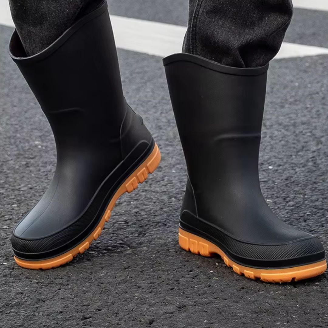 Bottes de Pluie Homme Premium Jaune - Acheter Parapluie