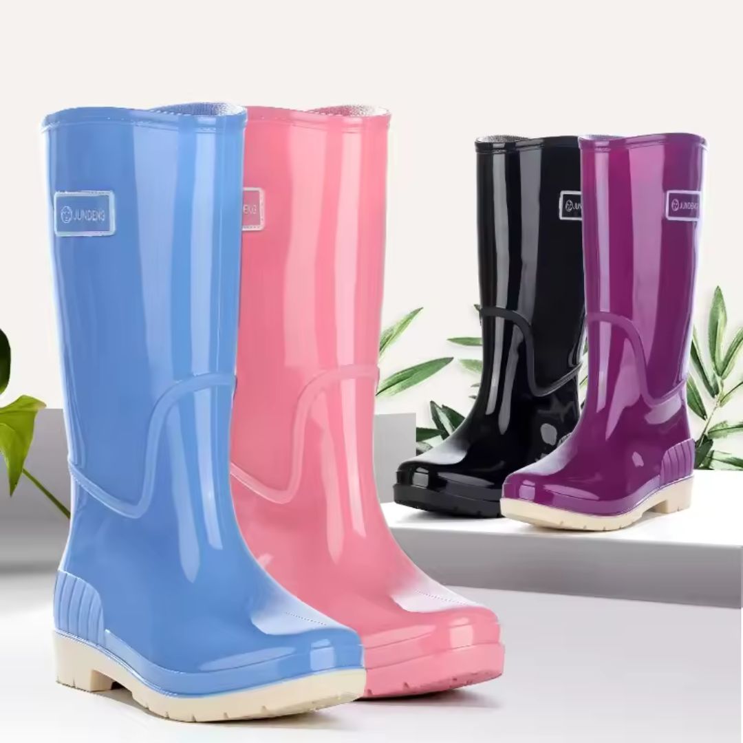 Bottes de Pluie Femme Antidérapantes Premium Noir - Acheter Parapluie
