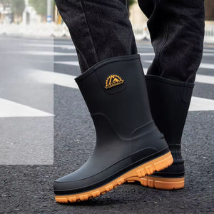 Bottes de Pluie Homme Premium Jaune - Acheter Parapluie
