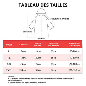 Ponchon Homme Premium  Imperméable Noir - Acheter Parapluie