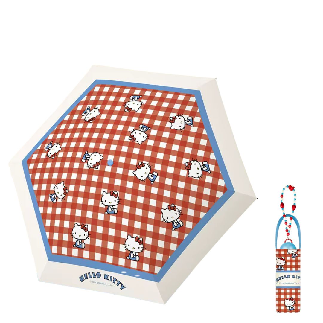 Mini Parapluie Hello Kitty Rouge - Acheter Parapluie