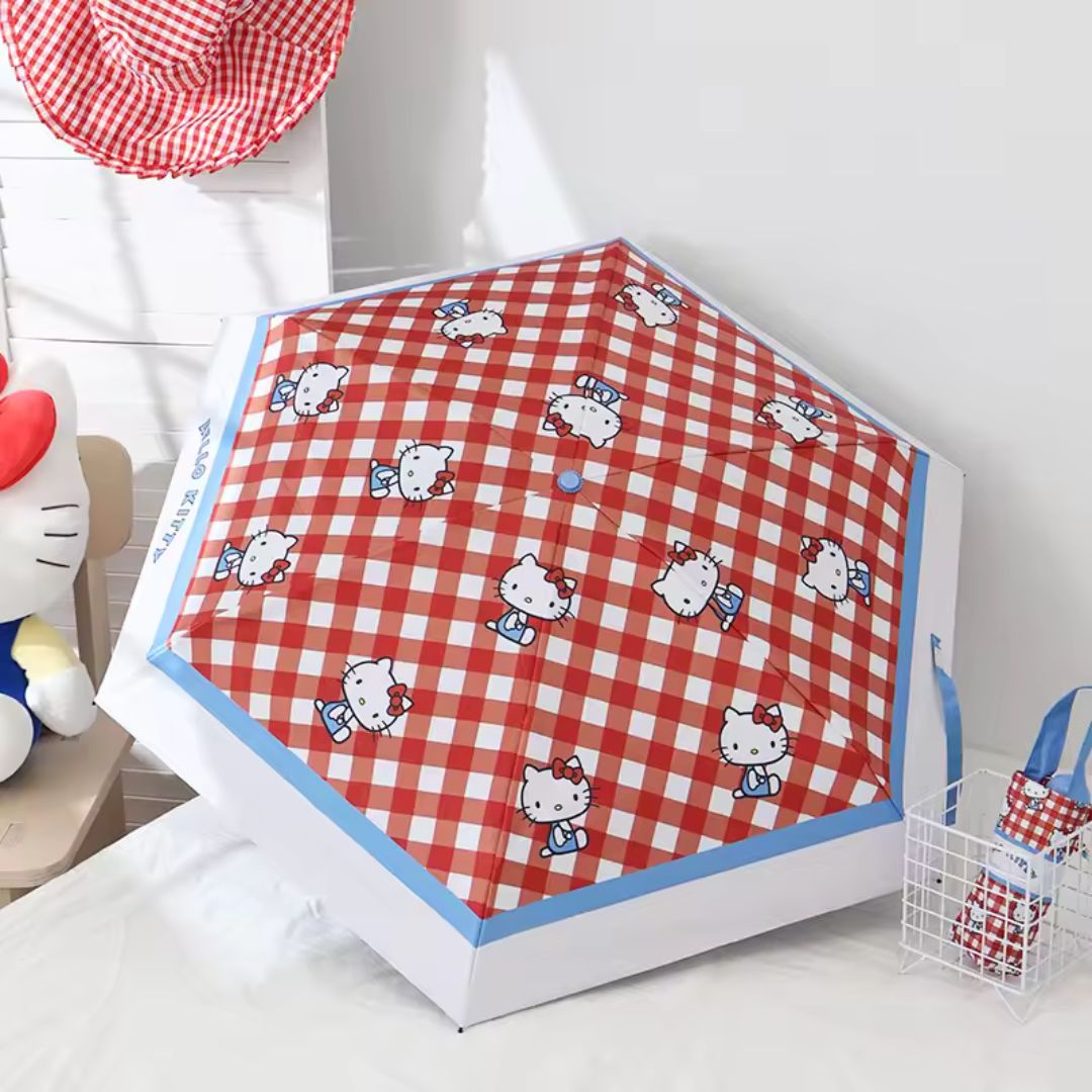 Mini Parapluie Hello Kitty Rouge - Acheter Parapluie