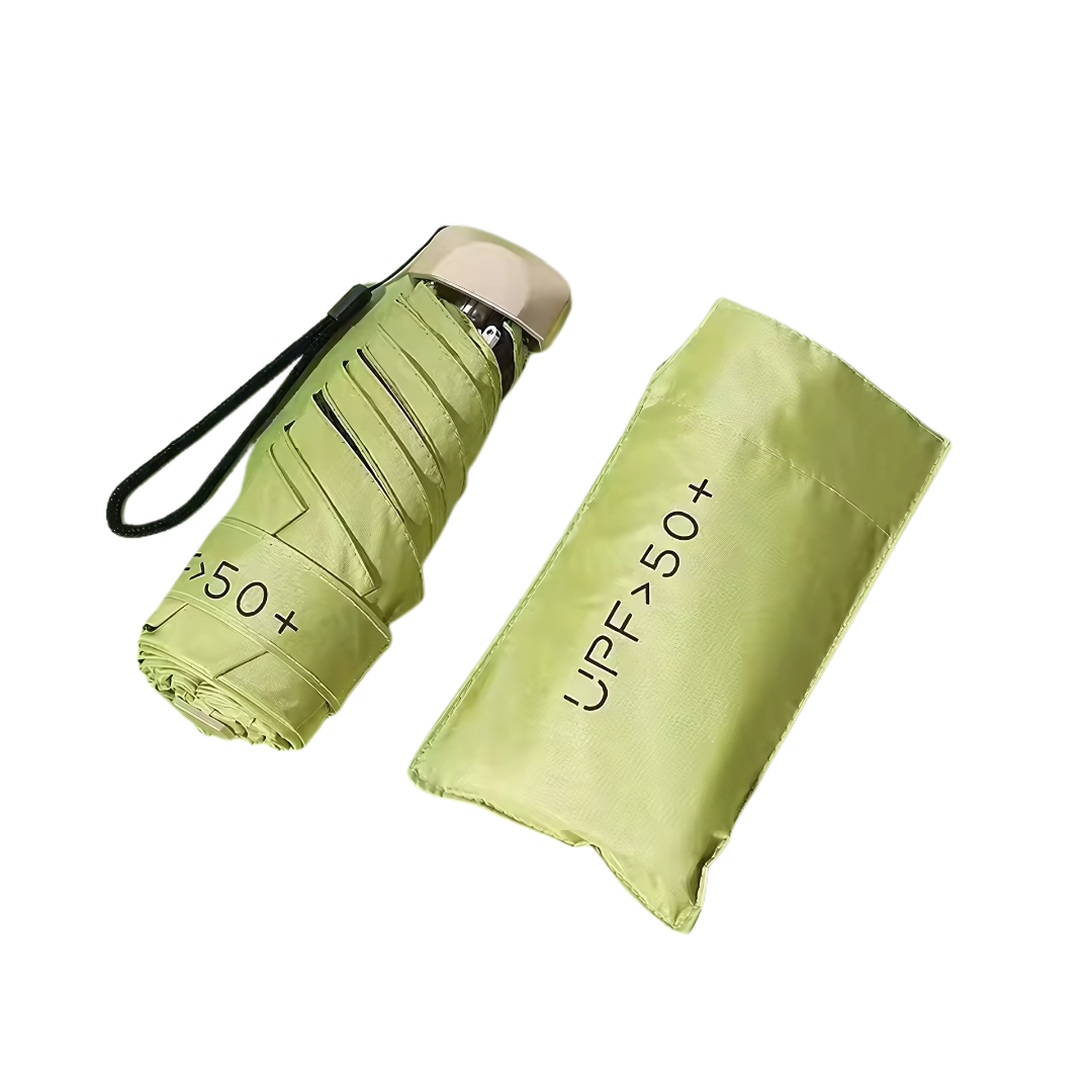 Mini Parapluie Pliant De Poche Anti-UV Vert Matcha - Acheter Parapluie