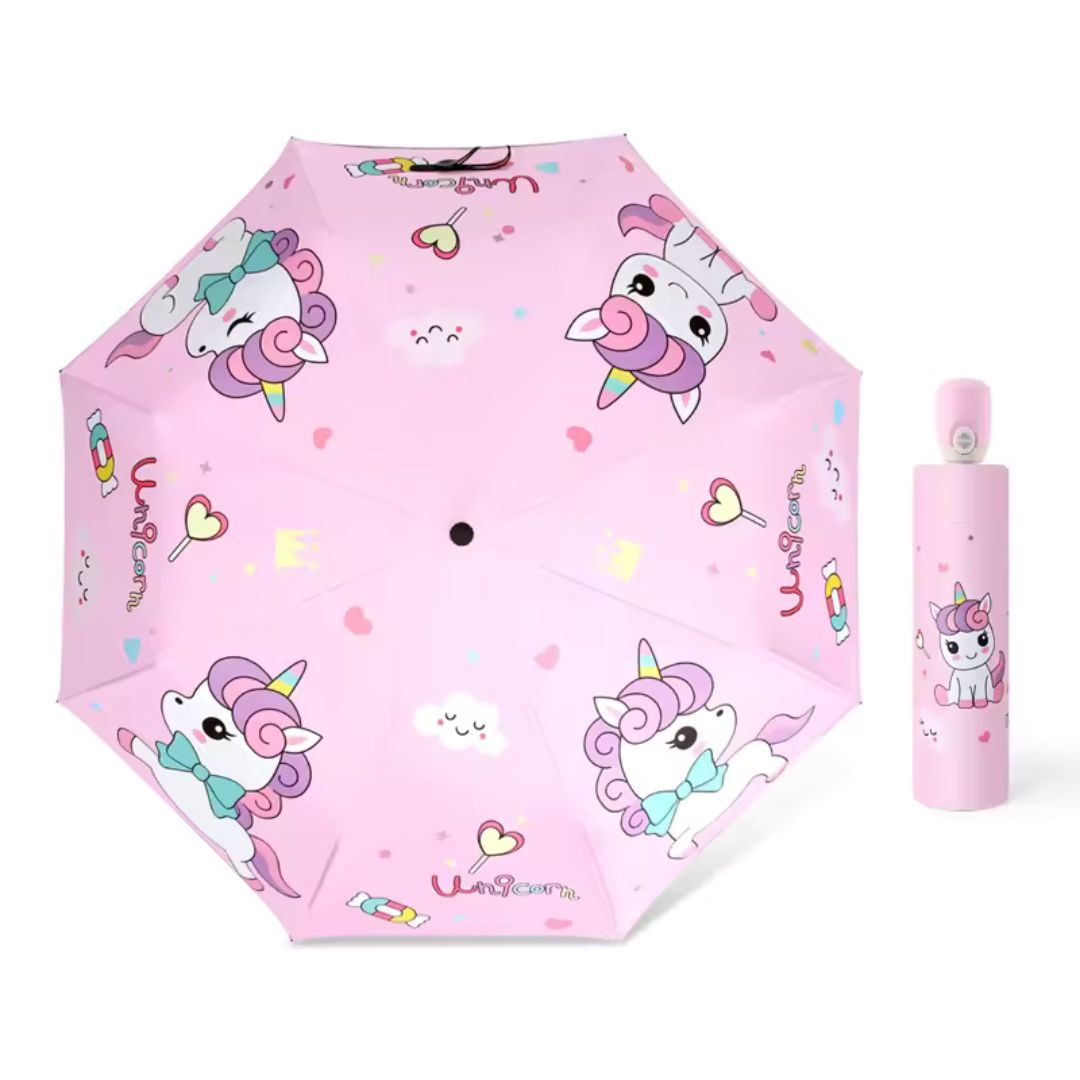 Parapluie Enfant Licorne Rose - Acheter Parapluie