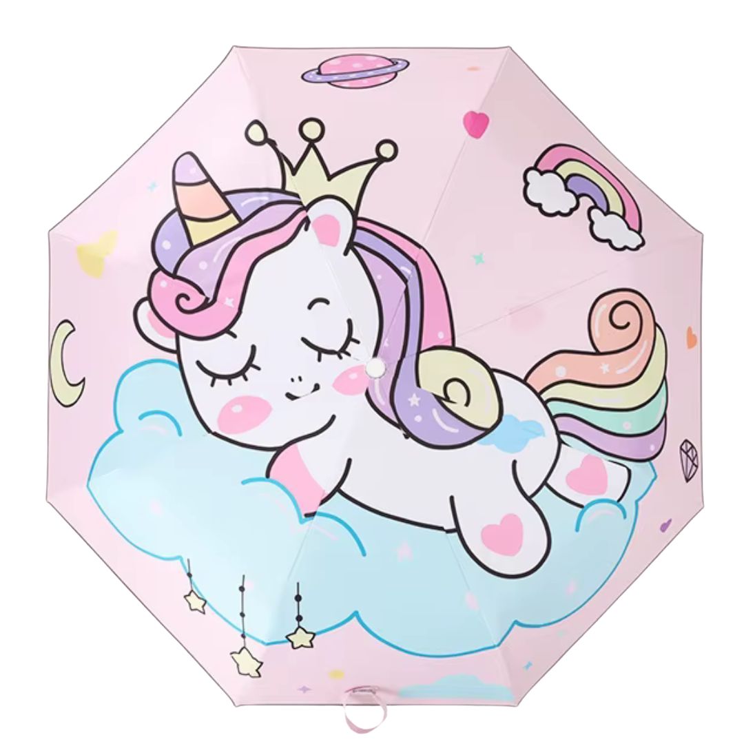 Parapluie  Réfléchissant  Enfant Fille Rose - Acheter Parapluie