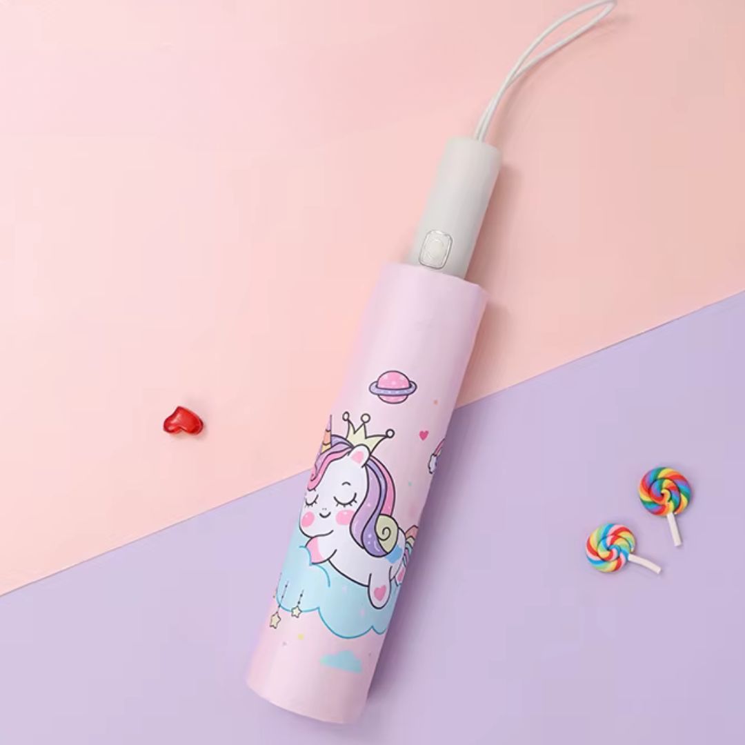 Parapluie  Réfléchissant  Enfant Fille Rose - Acheter Parapluie