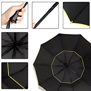 Parapluie Automatique Double Couche Gris - Acheter Parapluie