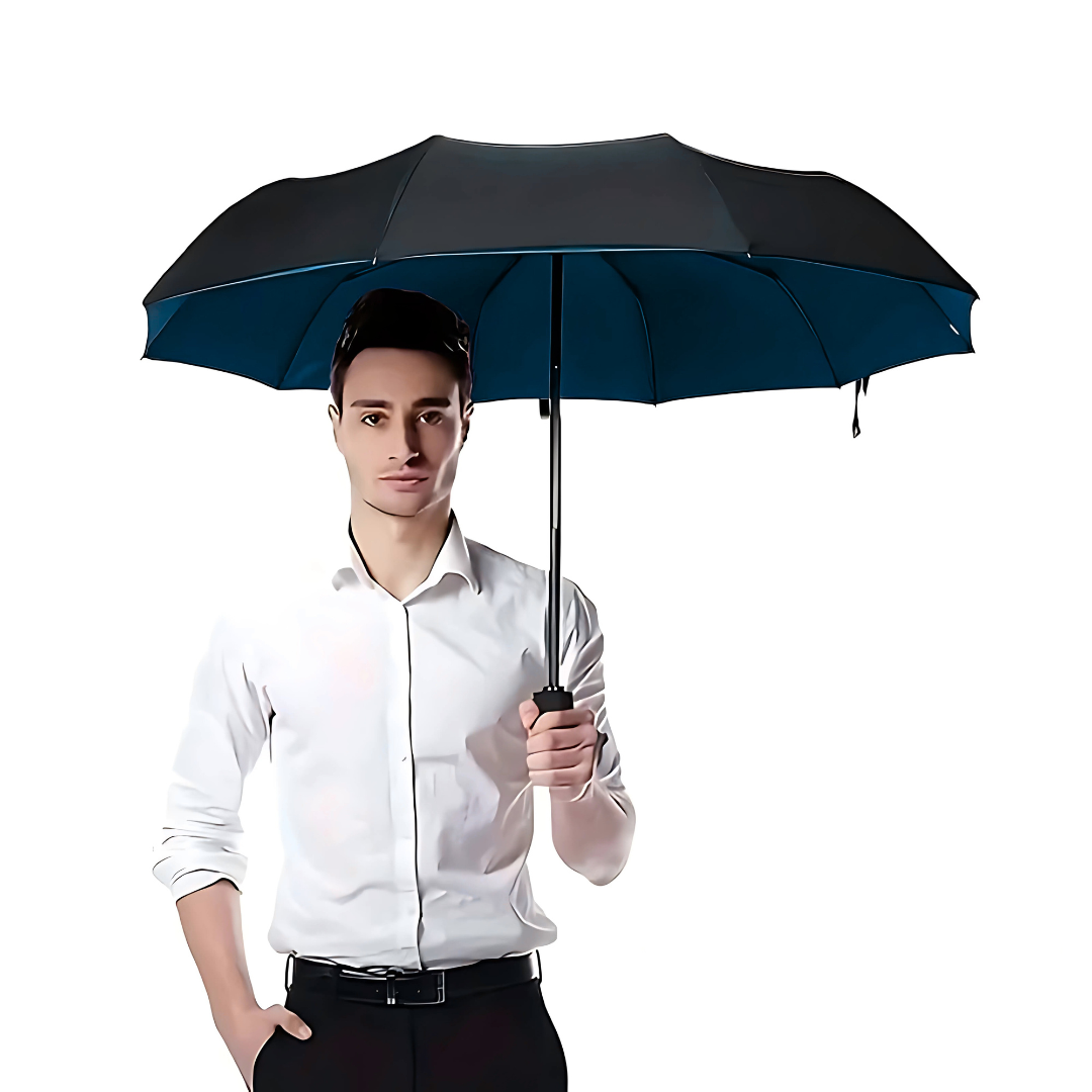 Parapluie Automatique Premium Bleu Marine - Acheter Parapluie