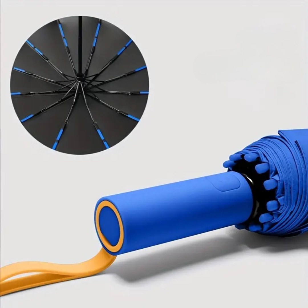 Parapluie Automatique Résistant Bleu - Acheter Parapluie
