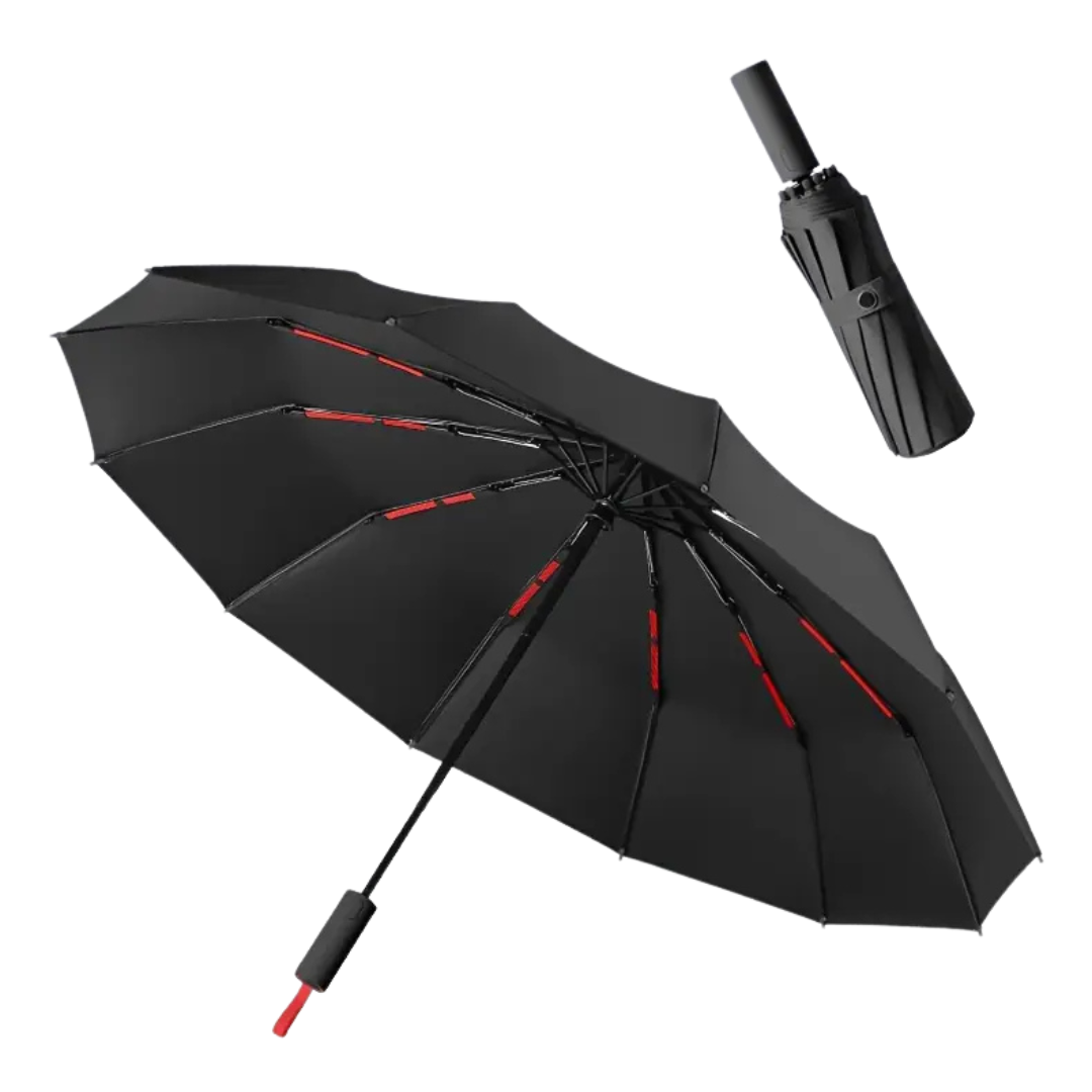 Parapluie Automatique Résistant Noir - Acheter Parapluie