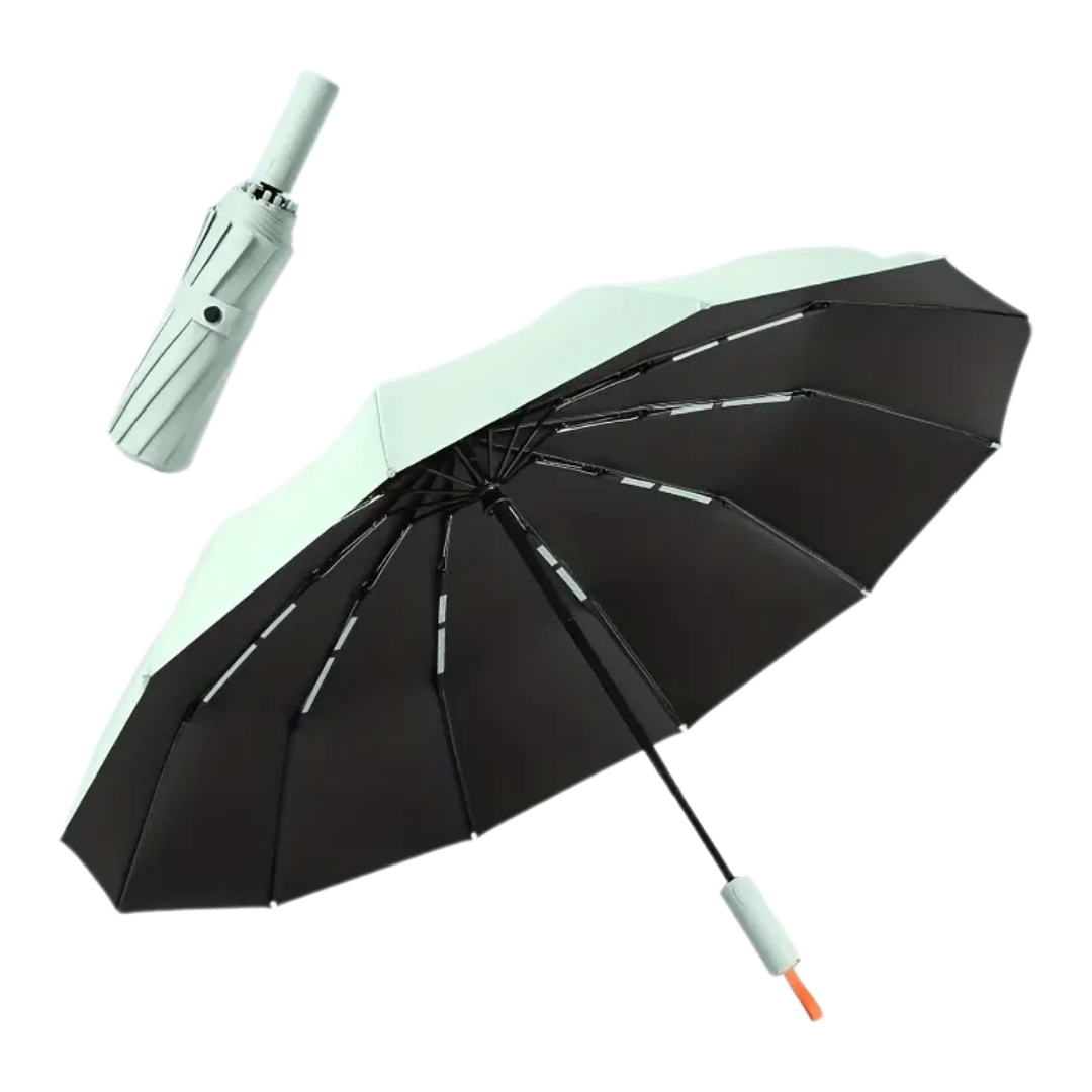 Parapluie Automatique Résistant Vert Menthe - Acheter Parapluie