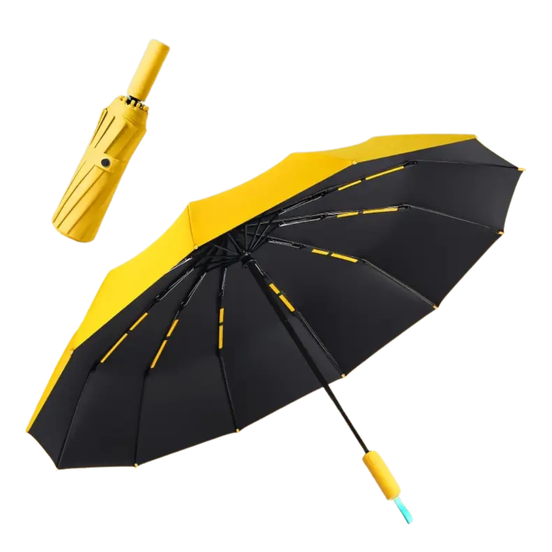 Parapluie Automatique Résistant Jaune - Acheter Parapluie