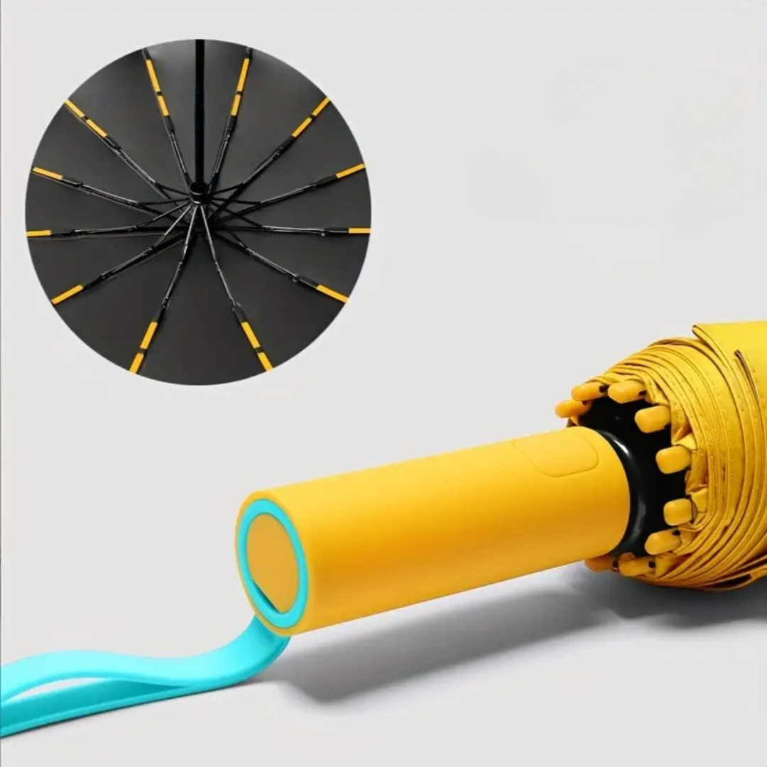 Parapluie Automatique Résistant Jaune - Acheter Parapluie