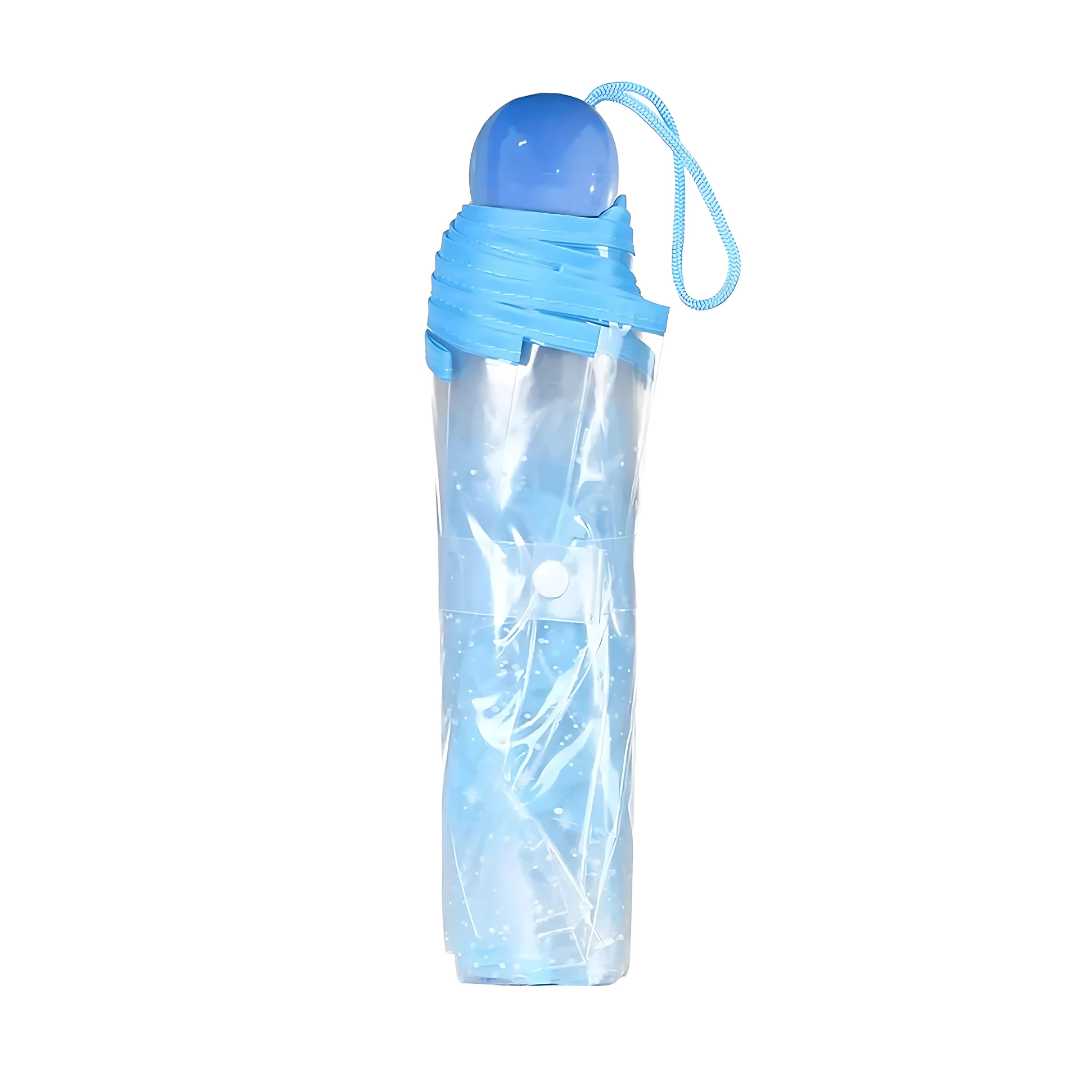 Parapluie Transparent Fleur de Cerisier Bleu - Acheter Parapluie