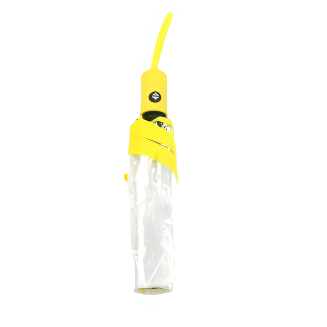 Parapluie Transparent Pliant Automatique Jaune - Acheter Parapluie