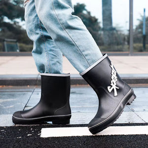 Bottes de Pluie Caoutchouc Imperméables Blanc - Acheter Parapluie