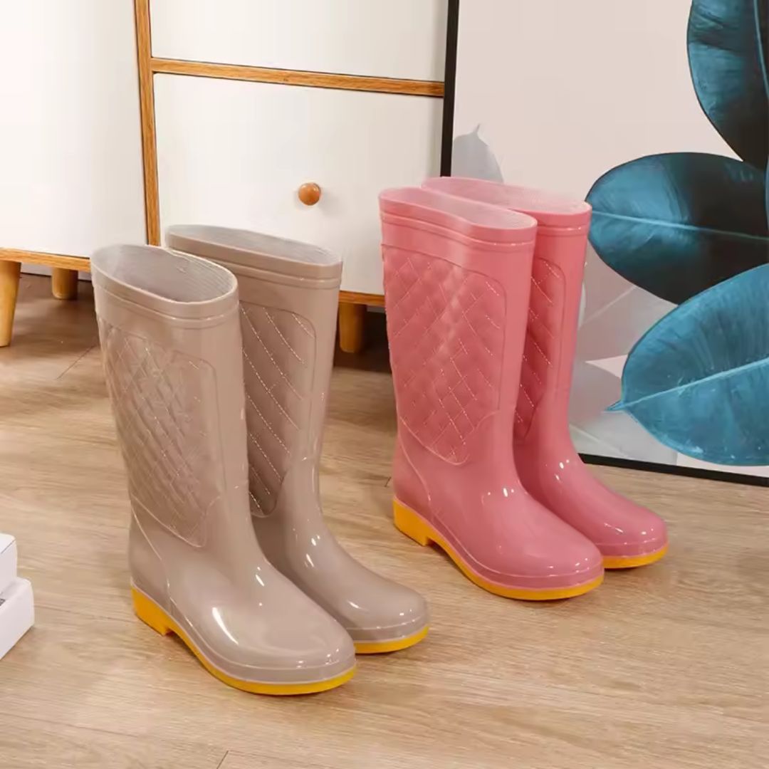 Bottes de Pluie Femme Antidérapantes Rose - Acheter Parapluie