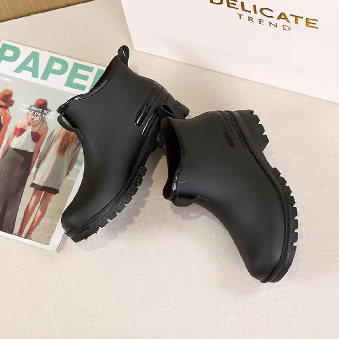Bottes de Pluie Femme Noir - Acheter Parapluie