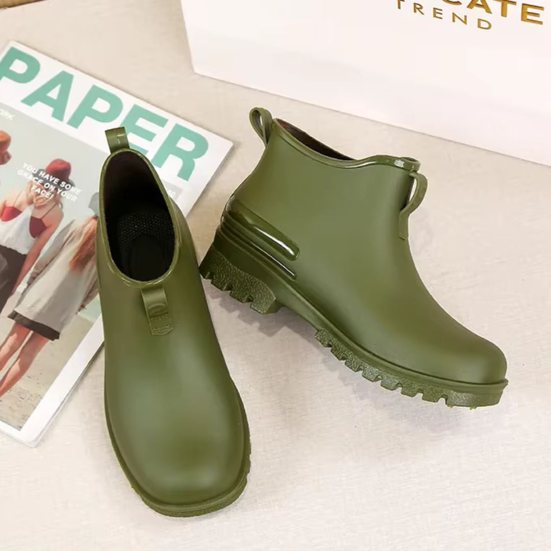 Bottes de Pluie Femme Vert Militaire - Acheter Parapluie