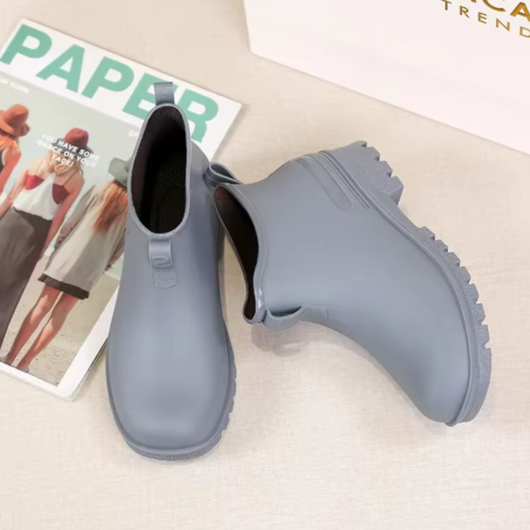 Bottes de Pluie Femme Gris - Acheter Parapluie