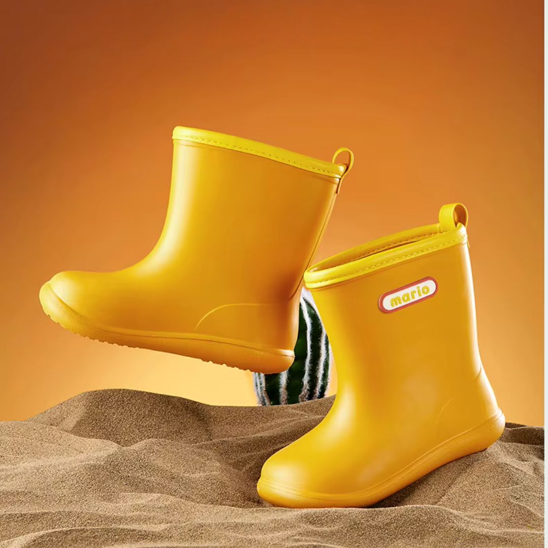 Bottes de Pluie Fillette Antidérapantes Jaune - Acheter Parapluie