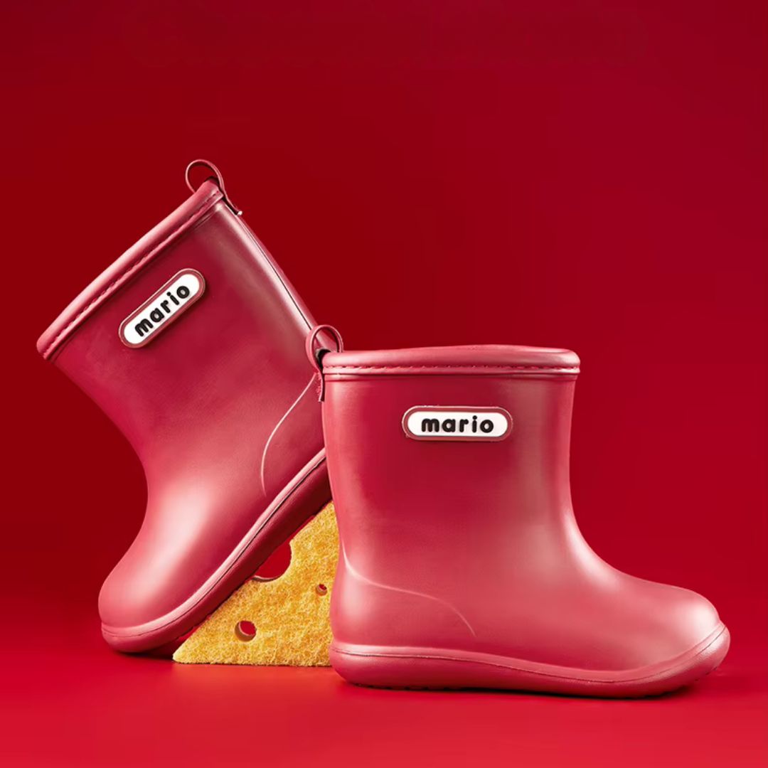 Bottes de Pluie Fillette Antidérapantes Rouge - Acheter Parapluie