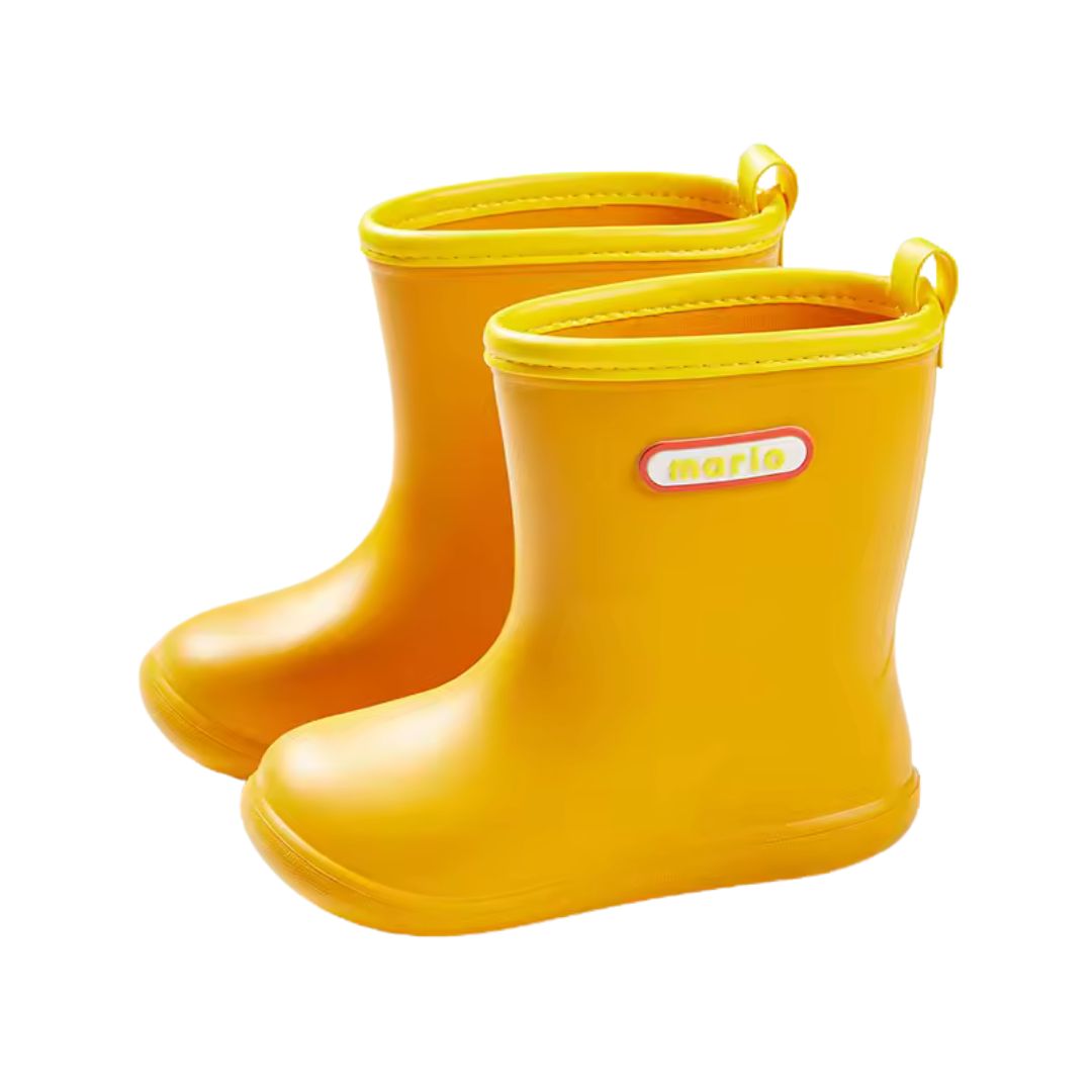 Bottes de Pluie Fillette Antidérapantes Jaune - Acheter Parapluie