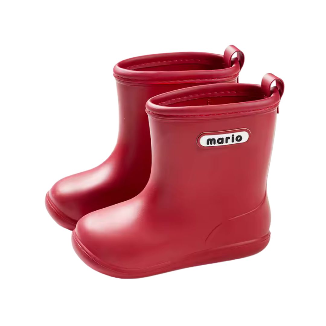 Bottes de Pluie Fillette Antidérapantes Rouge - Acheter Parapluie