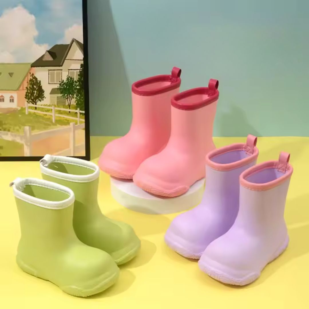 Bottes de Pluie Fillette Brun - Acheter Parapluie