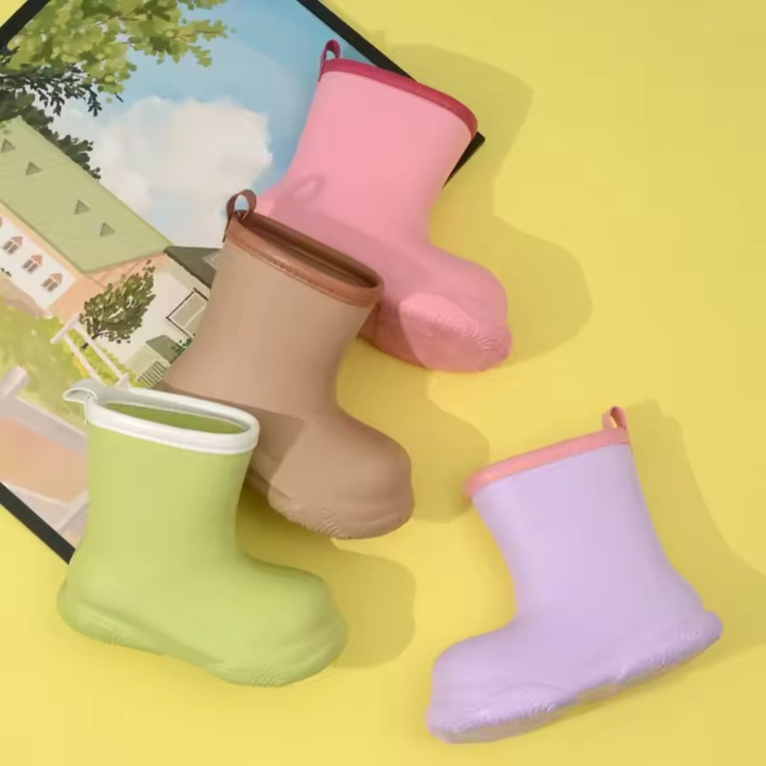 Bottes de Pluie Fillette Brun - Acheter Parapluie